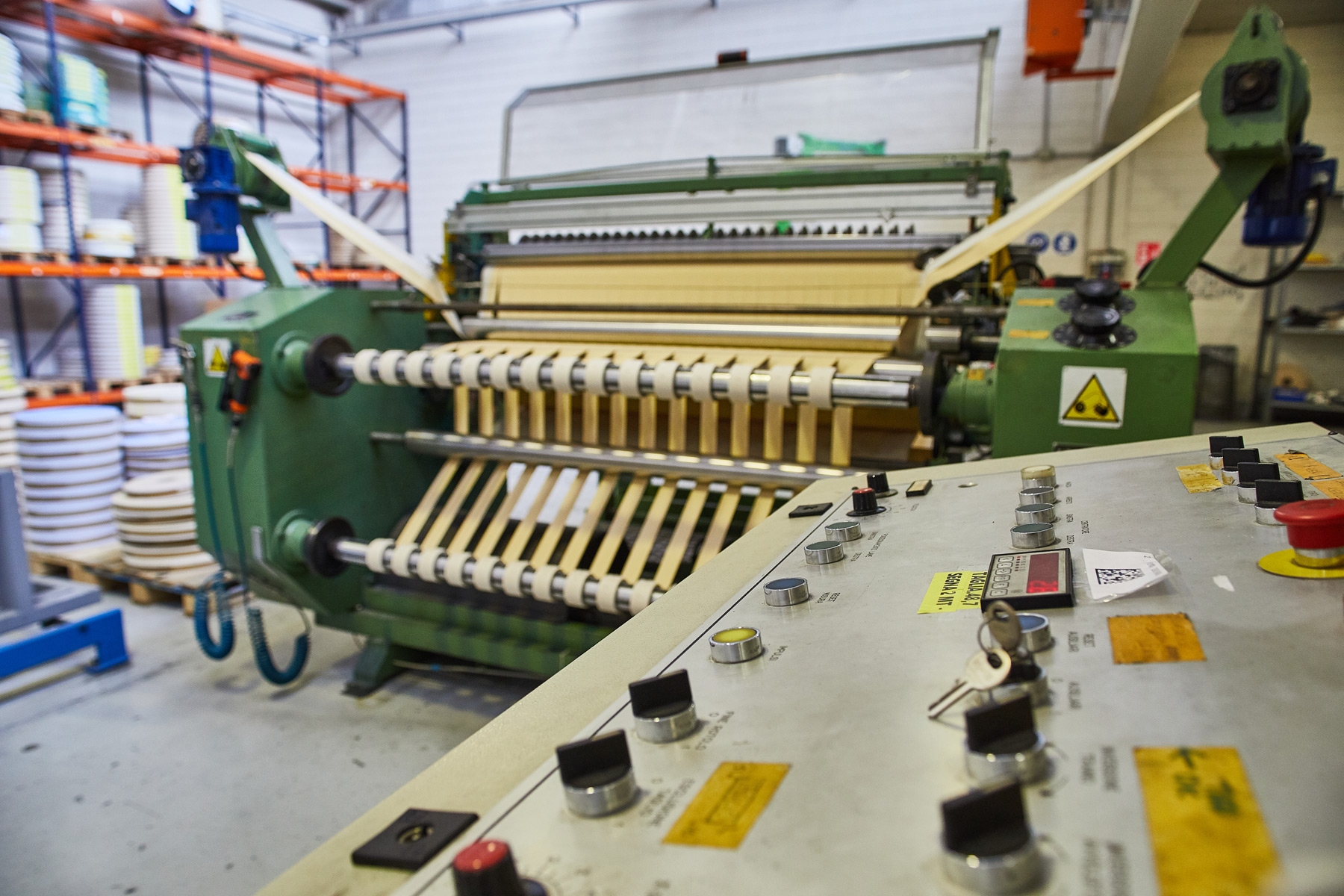 Textape - roll covering per meccanotessile